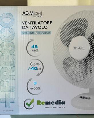 Ventilatore da tavolo ABMidea - 40cm - 3 pale