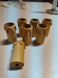 portalampada a forma di candela 