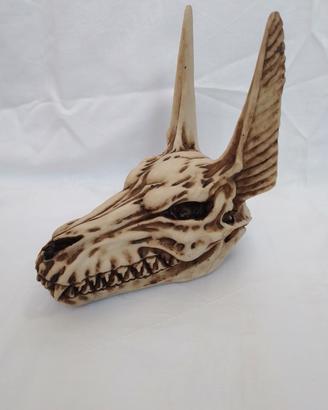 Anubis - Teschio gotico in resina 