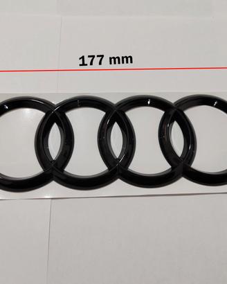 stemma audi posteriore 177 mm logo fregio 177mm