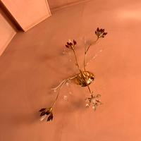 Lampadari e applique placcati oro luci led
