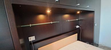 Mobile a ponte con letto matrimoniale