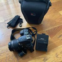 Nikon D3500 completa pari al nuovo