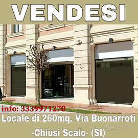 Locale centralissimo a Chiusi Scalo