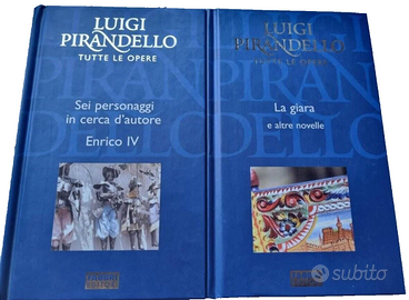 Due libri Pirandello Enrico IV Sei personaggi
