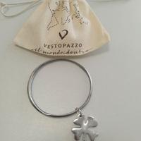 Bracciale quadrifoglio