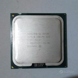 CPU Intel E8400 e E5400, 4 + 4 RAM da 1GB DDR2