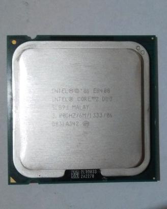 CPU Intel E8400 e E5400, 4 + 4 RAM da 1GB DDR2
