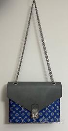 Borsa artigianale blu