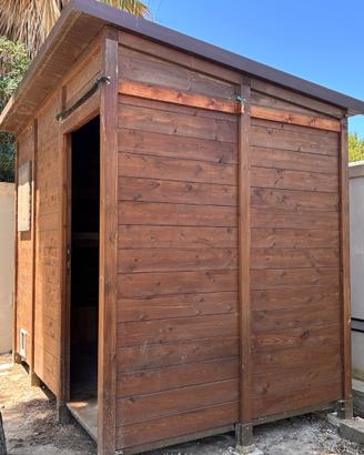 Casetta da giardino in legno 2x3 metri