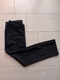 Adidas Panta Uomo 32x32 Nero Slim Elegant Sport