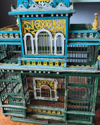 gabbia antica voliera  antica 