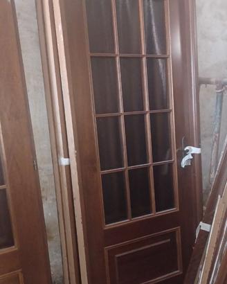 N. 5 STUPENDE PORTE A VETRI DA INTERNO CON TELAI