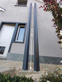 Coppia profilati fermaneve 395 cm + 16 viti