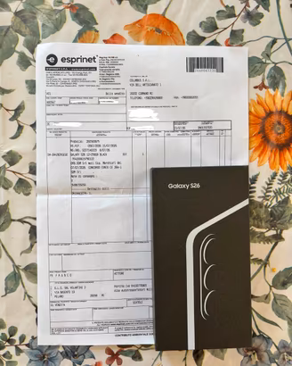Samsung S26 256GB NERO NUOVO