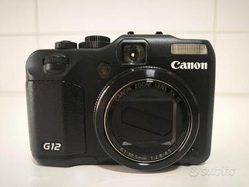 CANON POWERSHOT G12 USATA CON ACCESSORI VARI