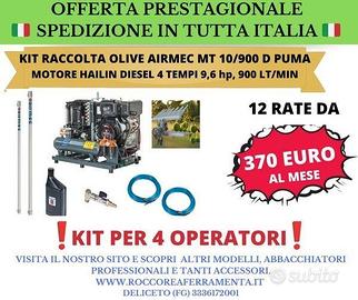 KIT RACCOLTA OLIVE MT 10/900 DIESEL (PUMA).