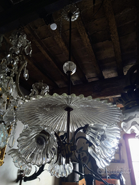 Lampadario anni '50, 5 luci