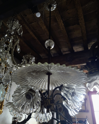 Lampadario anni '50, 5 luci