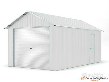 Prefabbricato box cantiere  360x610 21.9mq bianco