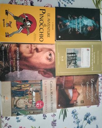 Lotto libri, classici della letteratura italiana