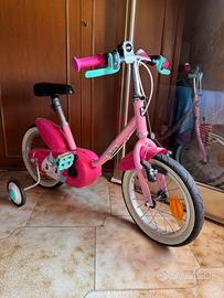 Bicicletta per bambina B'TWIN 14 pollici