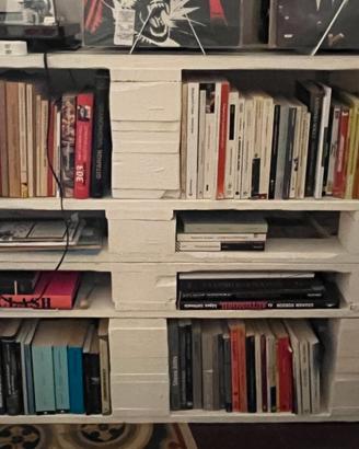 Libreria / Porta TV in Pallet EPAL Bianchi