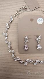 Collana e orecchini da Sposa 
