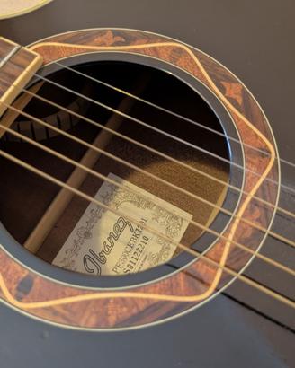 Chitarra Ibanez Acustica PF300CEBK1201 Nera Lucida