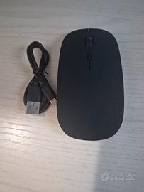 Mouse Bluetooth Wireless 2.4G Nero
