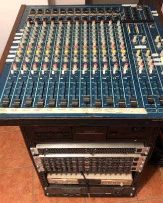 impianto audio per voci completo, ideale per band,