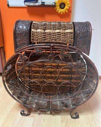 Portabottiglie vintage – stile rustico