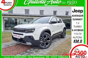 Jeep Avenger 1.2 Turbo 110 CV MHEV Summit