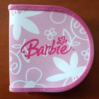 BARBIE Custodia a libro porta dischi CD DVD NUOVA