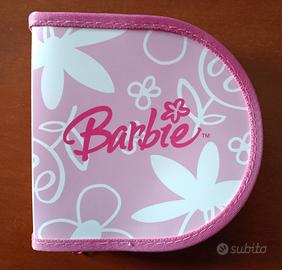 BARBIE Custodia a libro porta dischi CD DVD NUOVA