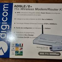 Modem/Router kit Digicom Michelangelo Wave 300C