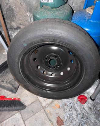 Kit ruotino di scorta fiat 500 + cric e attrezzi