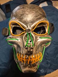 maschera led halloween