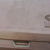 corredo letto in raso bianco