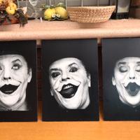 Joker Jack Nicholson 3 poster su legno