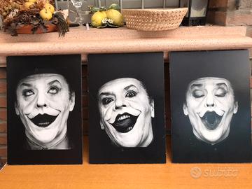 Joker Jack Nicholson 3 poster su legno