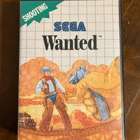 WANTED SEGA  MASTER SYSTEM