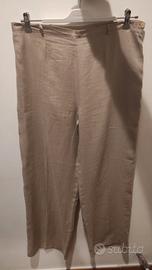 Pantalone Beige Lino
