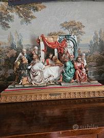 MONUMENTALE  RARA PORCELLANA CAPODIMONTE  FIRMATA!