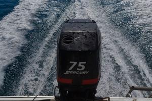 Barca a motore Mercury prendiaole