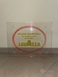 LAVAZZA INSEGNA IN PLEXIGLASS ANNI '80