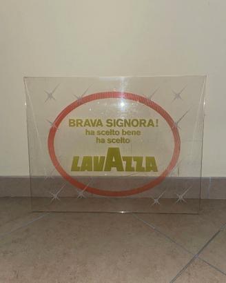 LAVAZZA INSEGNA IN PLEXIGLASS ANNI '80