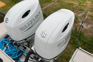 Coppia Suzuki 200 white gambo XL