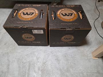 jl audio 10w7 ae subwoofer coppia