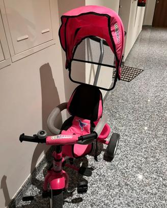 Colibrino triciclo rosa bimba 24 mesi